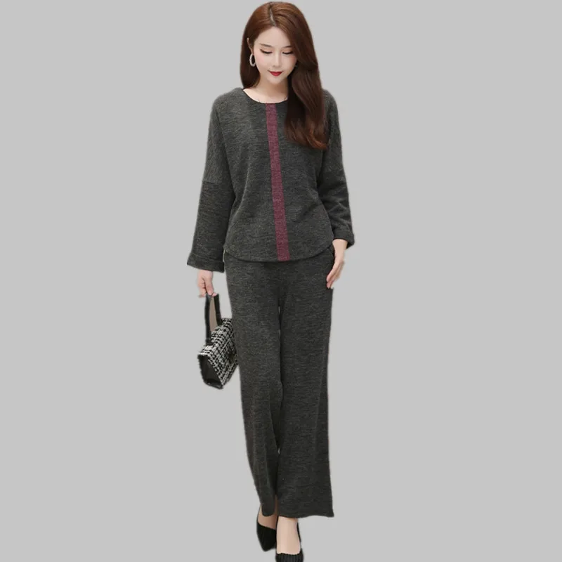 

Middle-aged Mom Autumn Clothing Set Middle-aged WOMEN'S Apparels Trendy Two-Piece Set Western Style Clothes Kuotaitai Nobility N