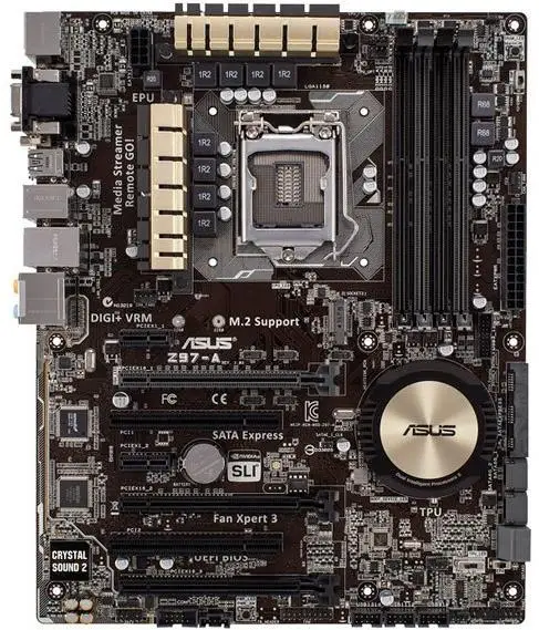 ASUS Z97-A оригинальная материнская плата LGA 1150 DDR3 USB2.0 USB3.0 для I3 I5 I7 cpu 32GB Z97 б/у настольная материнская плата на платах продаж