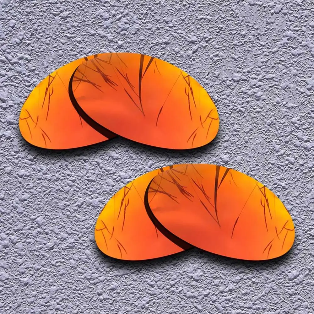 2 пары поляризованных сменных линз для солнцезащитных очков Oakley Romeo 1-несколько вариантов - Цвет линз: Fire Red-Fire Red