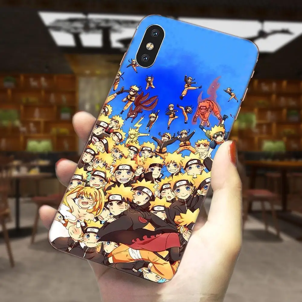as picture Для Galaxy J1 J2 J3 J330 J4 J5 J6 J7 J730 J8 mini Pro мягкий Капа в коробке Коллекционная модель клана Учиха, сасуке, Наруто - Цвет: as picture