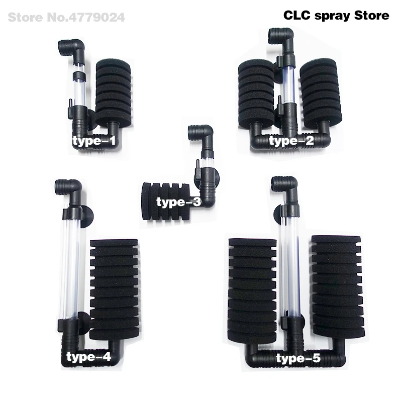 SPONGE-FILTER Aquarium Shrimp-Pond Fish-Tank Air-Pump-Biochemical