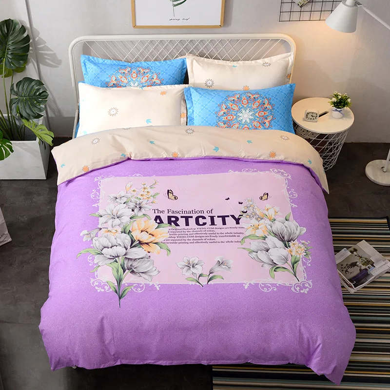 4 Bonenjoy белый комплект постельного белья King size Пододеяльник перо Ловец снов принт для девочек используется односпальное постельное белье пододеяльник queen - Цвет: 4