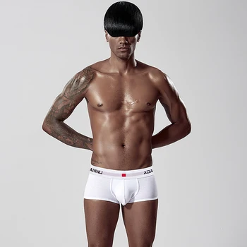 

CMENIN Sexy Underwear Men Panties gay Men's Sexy Underpants men's cotton boxers Breathable bragas calzoncillos hombre sexi AD45