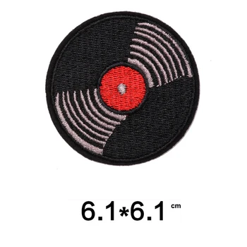

Embroidered patches music DIY clothes stickers hip hop1