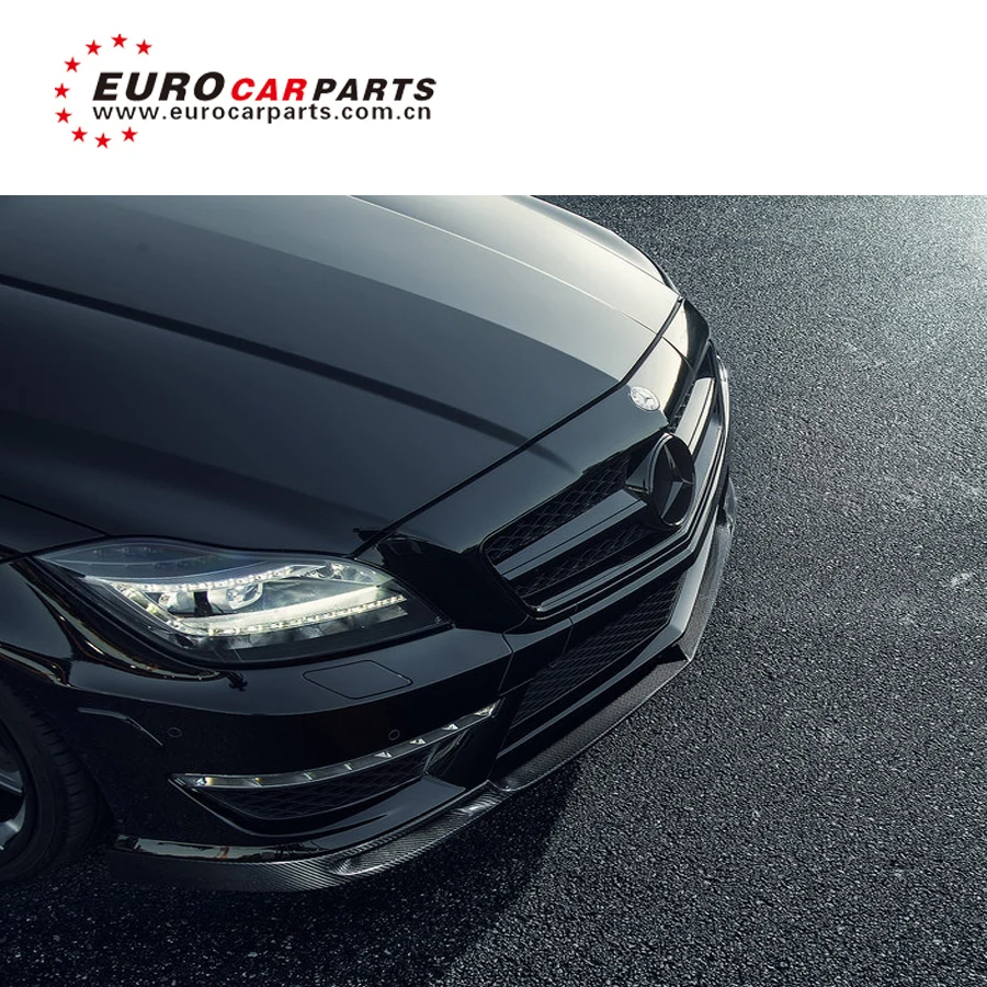 CLS класс w218 CLS63 углеродный finber Передняя юбка задний диффузор и задние крылья для