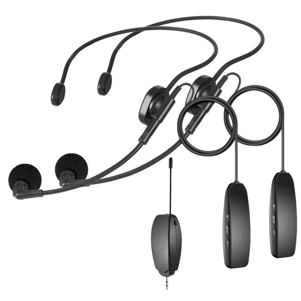Беспроводная двойная гарнитура микрофонная система идеально подходит для
