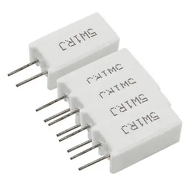 5x5 W 1 Ohm 1R 5% радиальные свинцовые керамические резисторы мощности цемента