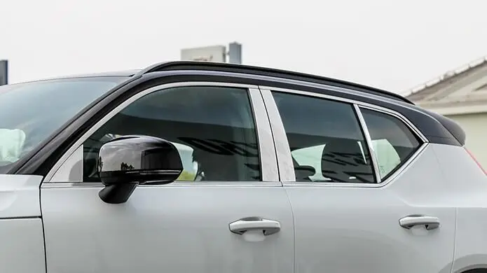 Stainless steel window cover trim decoration accessories for Volvo XC40