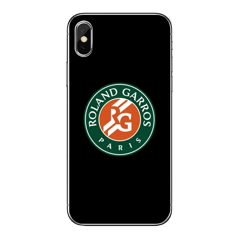 Мягкий прозрачный чехол печатающая головка Roland Garros Французский Париж Open логотип