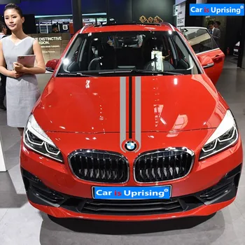 

1pcs Car Styling Stickers Carbon Fiber Car Hood Sticker Decals M Performance Decor For BMW e90 e46 e39 e60 f30 f10 f15 f16 X5 x6