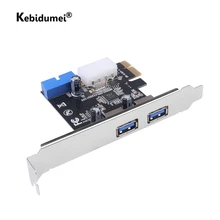 Expansion-Card USB3.0 19pin PCI-E Internal IDE 4pin for Desktop 2-Port Power-Connector