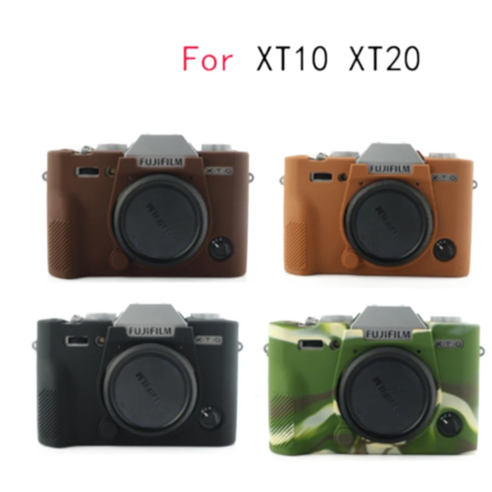 La Borsa Molle Del Silicone Protegge La Pelle Della Cassa Della Copertura Del Corpo Per Fujifilm Xt10 Xt20 Xt20 Xt-20 Custodia Protettiva In Gomma Sil