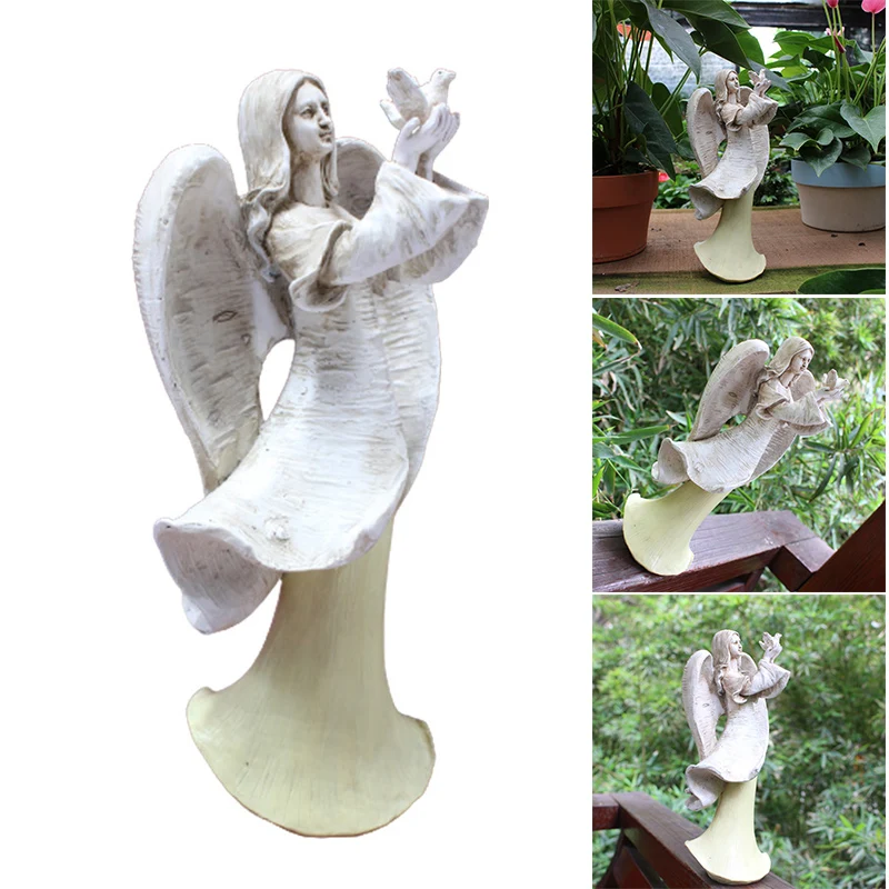 Уличная Статуя Ангела для девочки современная простая полимерная статуя ручной