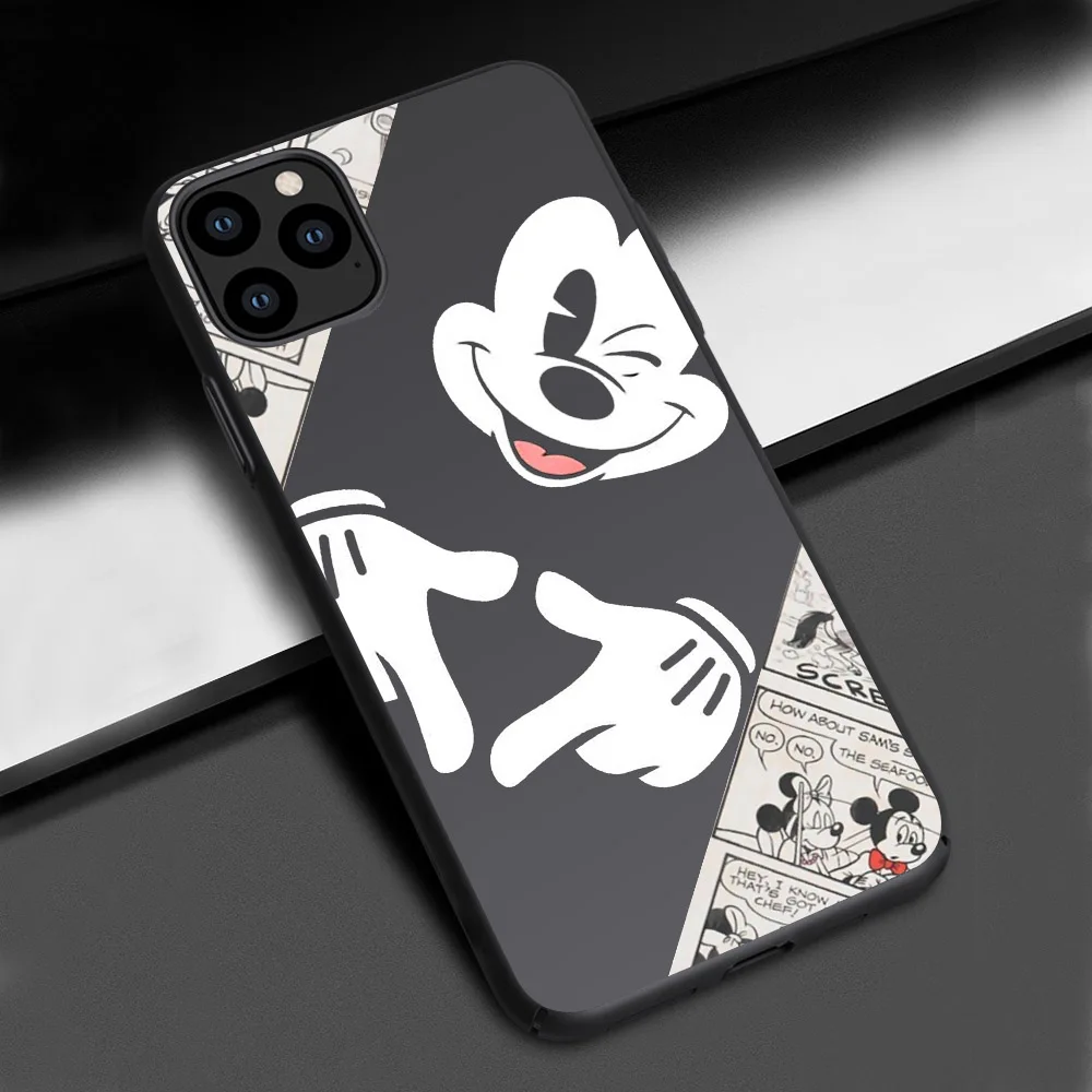Fundas черный чехол для телефона с мышкой для Apple iPhone 11 Pro max чехол для iPhone 7 8 6 6S Plus X XS чехол для max XR для iPhone 5 5S SE 6 8 - Цвет: 05