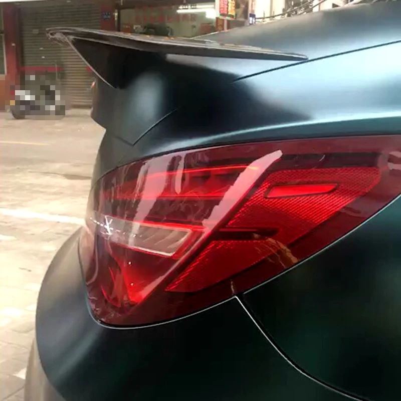 Для Mercedes CLA W117 CLA180 CLA200 CLA250 CLA260 CLA45 2013 углеродное волокно автомобиль спойлер на задний багажник, крыло