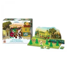 Настольная игра-панорама «Путешествие Гены и Чебурашки» Русский стиль