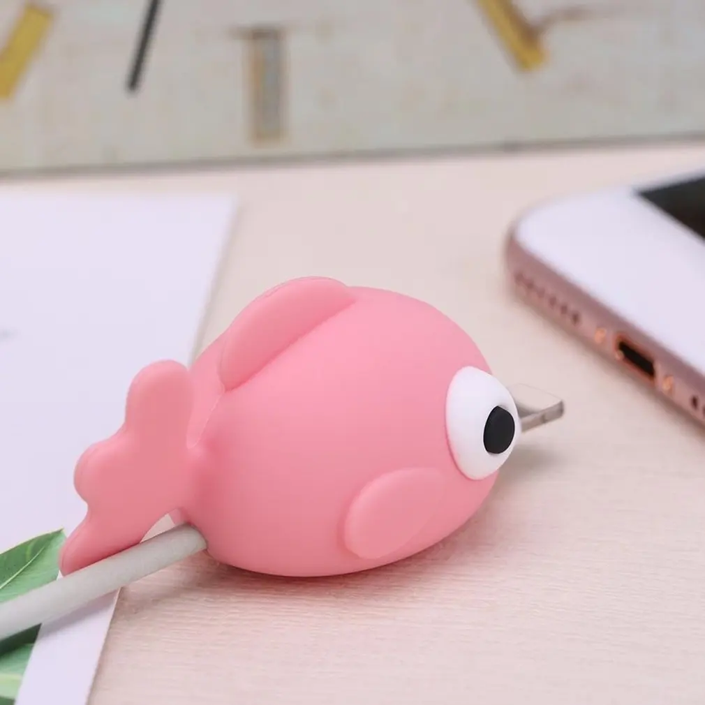 Animal Shapes Toot Meng Meng Dragon Fish Bite The Protective Sleeve Anti-blocking Data Line Protection Cute Cable Bite