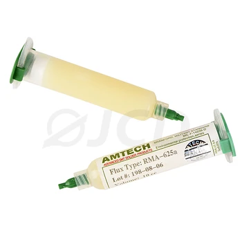JCD solder paste Original AMTECH RMA-625a No-clean soldering flux for BGA SMT Rework lead free oli flux for solder 10cc 1pc 50g tin paste lead soldering aid accessories solder paste soldering fulx for bga rework