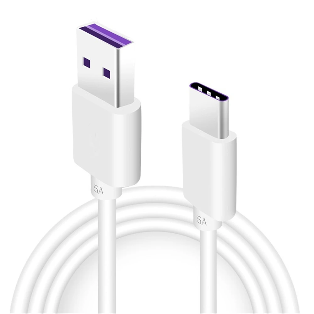 Кабель для быстрой зарядки usb type-C 5A для Huawei p10/p10 Plus/P20 Lite/P20