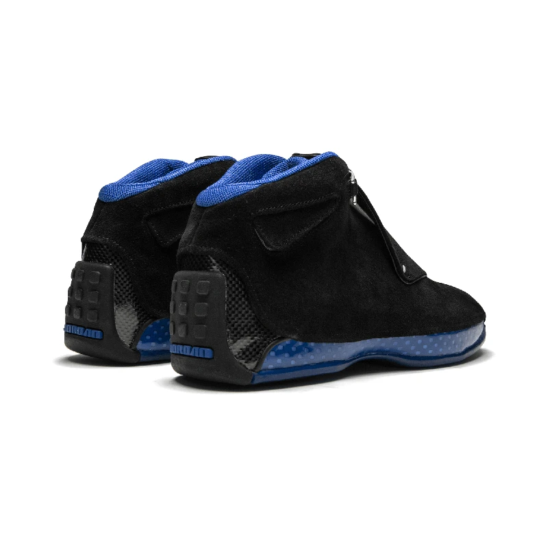 Air Jordan Ретро 18 черный Королевский Синий Серебряный баскетбольные кроссовки AA2494-007