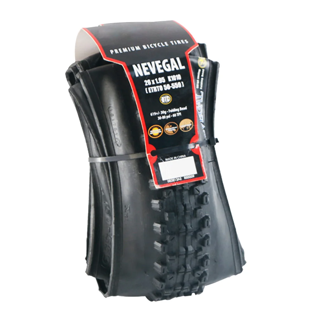 Tubular 26x1.95 Rubber Anti-skid Outer Cycling Folding Wheels Mountain Bike Road Replacement Bicycle Tire Wear Resistant