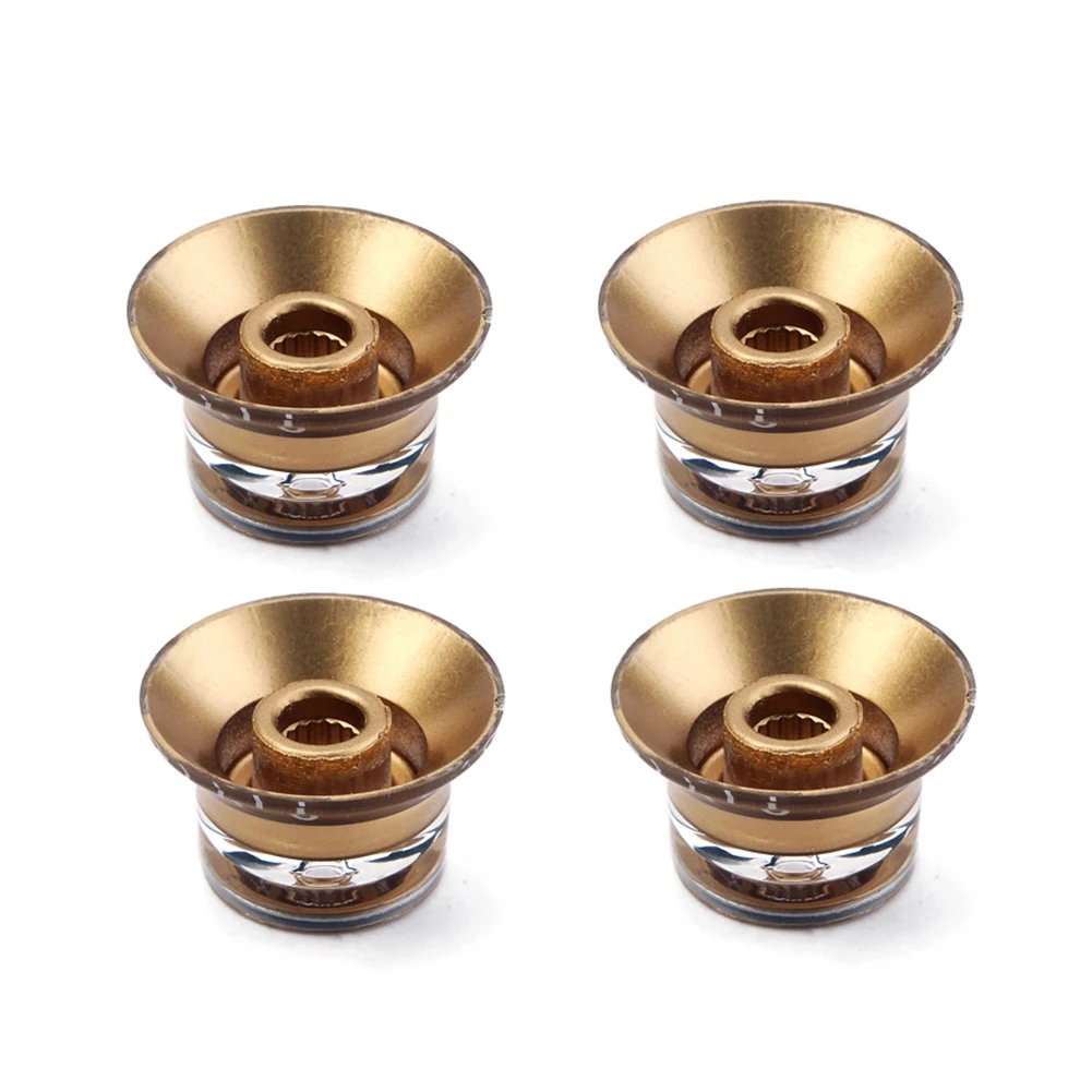 4 шт. ручки для электрогитары регулировки громкости в верхней шляпе запасные