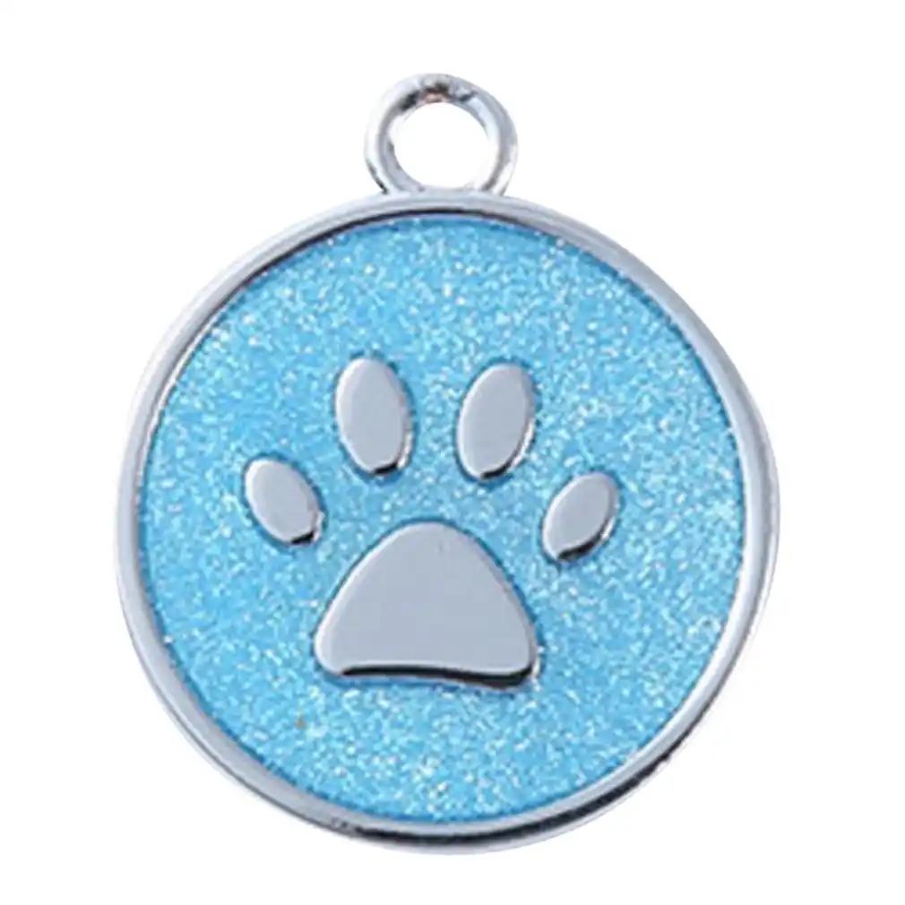 glitter footprints frame