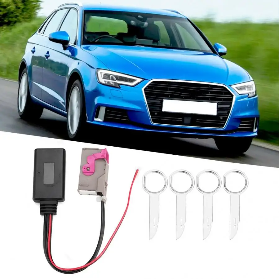 Автомобильный беспроводной аудио приемник, совместимый с Bluetooth 4,0 32Pin подходит для A3 A4 A6 A8 TT R8 авто аксессуары