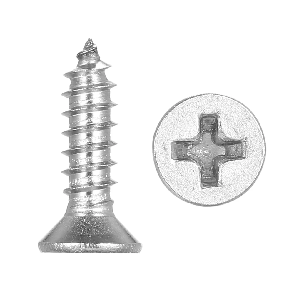 

4.2mm*10mm Stainless Steel Screw Countersunk Self Tapping Wood Screws A2 DIN7982 #8 304 4.2mm Tools Accessories