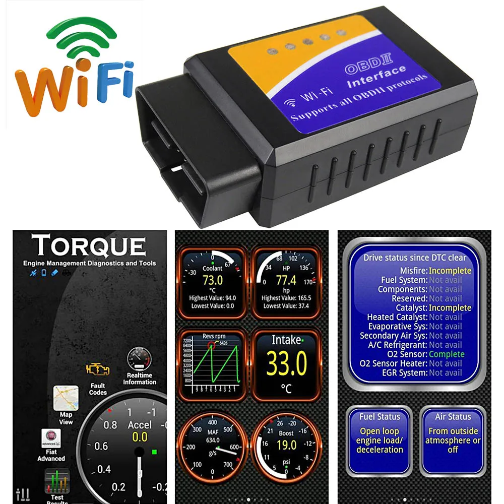 Wifi Elm327 V1 5 Car Scanner Obd2 Ii Diagnostic Tool For Bmw X4 X5 X6 M3 M4 M5 0 E91 F10 F F30 F01 F11 F31 F34 8 E53 E60 Code Readers Scan