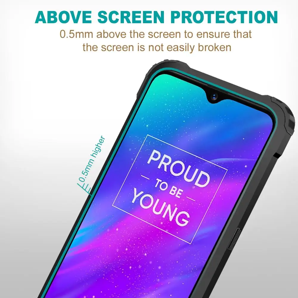 Чехол KAPAVER чехол для телефона Oppo Realme 3 Pro однотонный черный ударопрочный тонкий