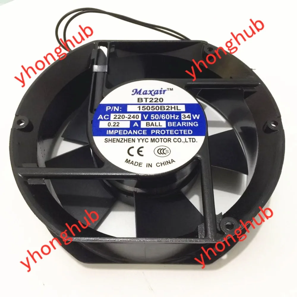 Emacro для Maxair 15050B2HL AC 220V 240V 34W Сервер кулер вентилятор