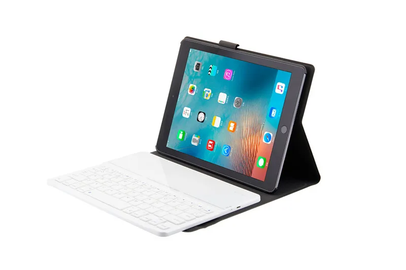 Роскошный чехол для ipad 9,7 Air 1 2 Pro 9,7 дюймов стеклянная зеркальная клавиатура чехол для ipad 5 6 Bluetooth клавиатура кожаный чехол