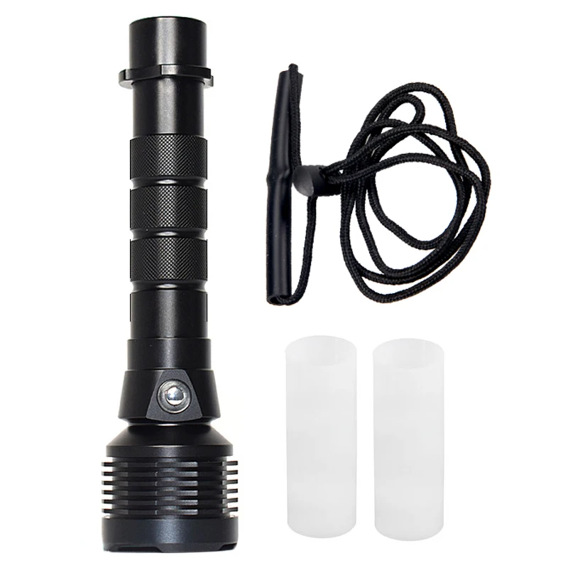 Led à Prova Mergulho Tocha Dwaterproof Água Luz Branca Super Brilhante Lanterna Bateria Recarregável 26650*2 100m Xhp70 5 100m mergulho tocha xhp70 led à prova