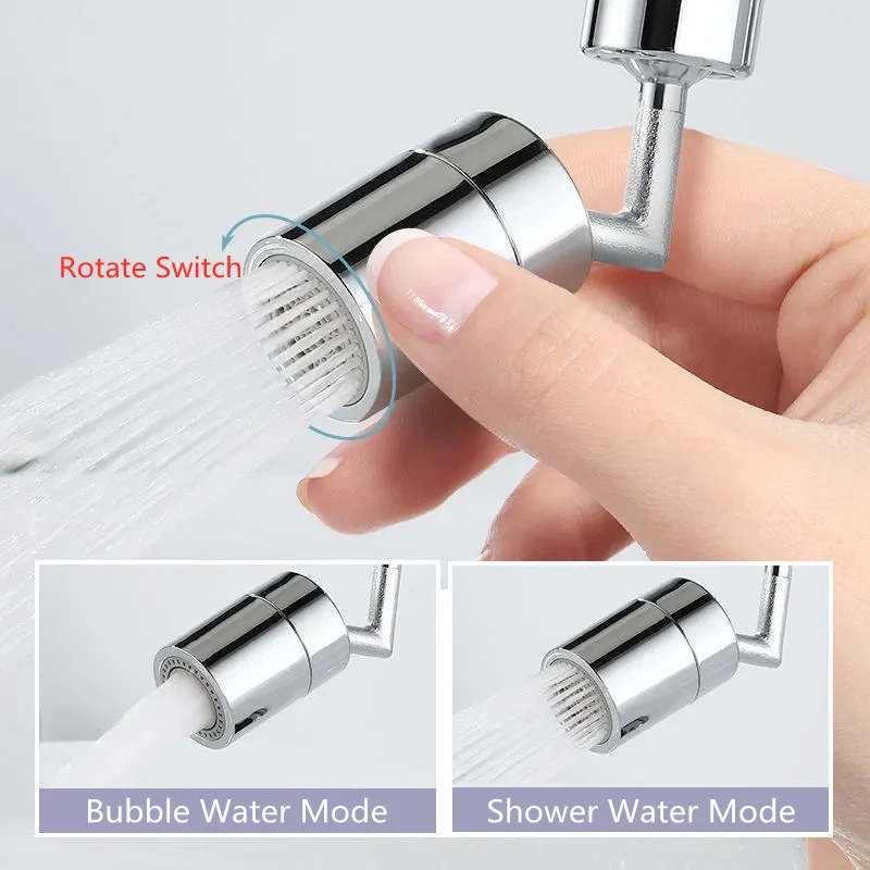 

1 Pcs Universal Bathroom Accessories Faucets Sprayer Rotatable Nozzle Saving Water Tap 720° Anti-splash Aerator Kitchen Faucet