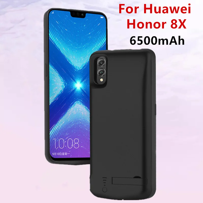 Чехлы для батарей Huawei Honor 8X чехол зарядного устройства 6500 мАч портативная внешняя