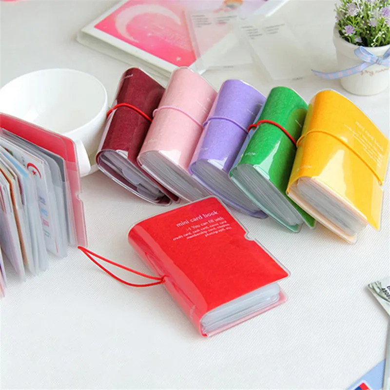 32 Slots PVC Waterproof ID Credit Card Holder Bag Woman Girl Sweet Lady's Holster Card Bag Multifunction Pack Credit