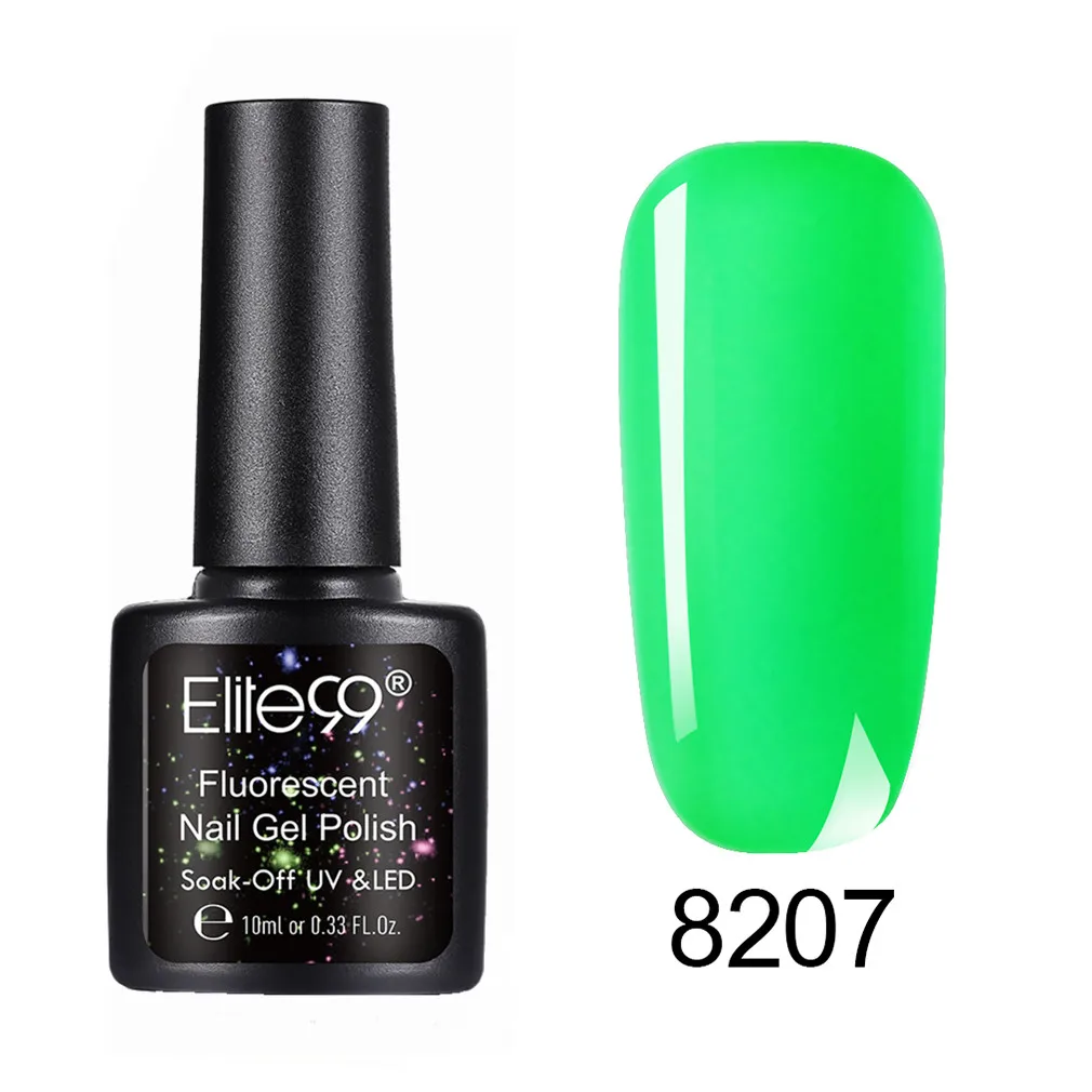 8207 Elite99 Гель-лак Набор UV Vernis Полупостоянный праймер верхнее покрытие 10 мл телесный гель лак для ногтей, маникюр гель лак PolishesNails - Цвет: 8207