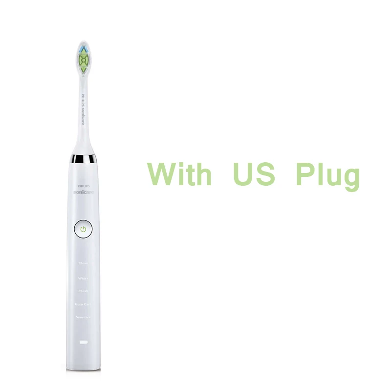 HX9332 Add US Plug Электрическая зубная щетка Philips HX9332 Sonic с белым бриллиантом, напоминающая о замене головки щетки и индикаторе зарядки - Цвет: HX9332 Add US Plug