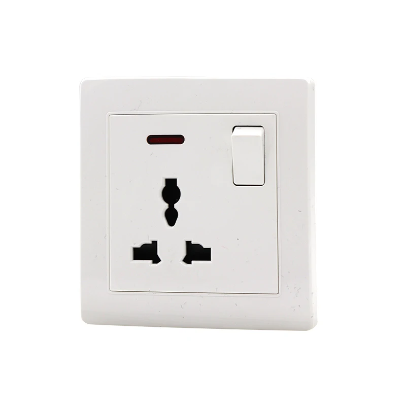 Sehhelder wall switch 1 open socket multi-function Q1 white series power lighting British standard | Обустройство дома