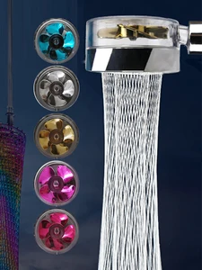 Насадка для душа, вращающаяся на 2022 градусов, с небольшим вентилятором, 360