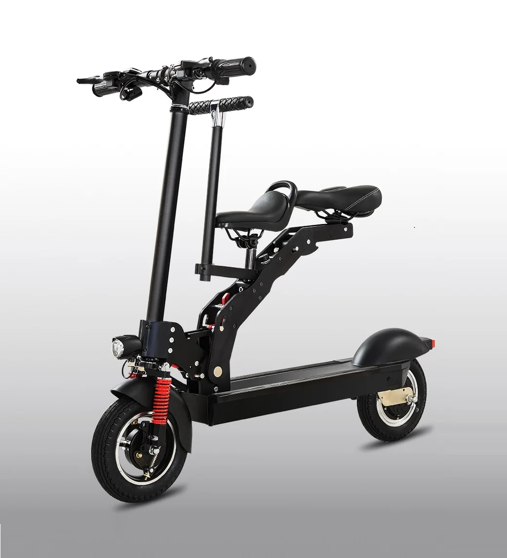 

10 inch parent-child double electric scooter powerful new folding electric bicycle folding hoverboad bicycle scooter