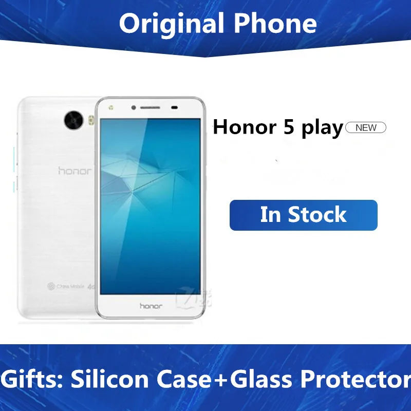 Honor Play 5 4G LTE мобильный телефон MTK6735P четырехъядерный Android 5,1 5," ips 1280X720 2 Гб ram 16 Гб rom Easy Key