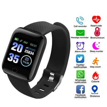 

Heart Rate Smart Watch Fitness Tracker Watches Men Women Blood Pressure Monitor Smart Band Sport Smartwatch For Android IOS