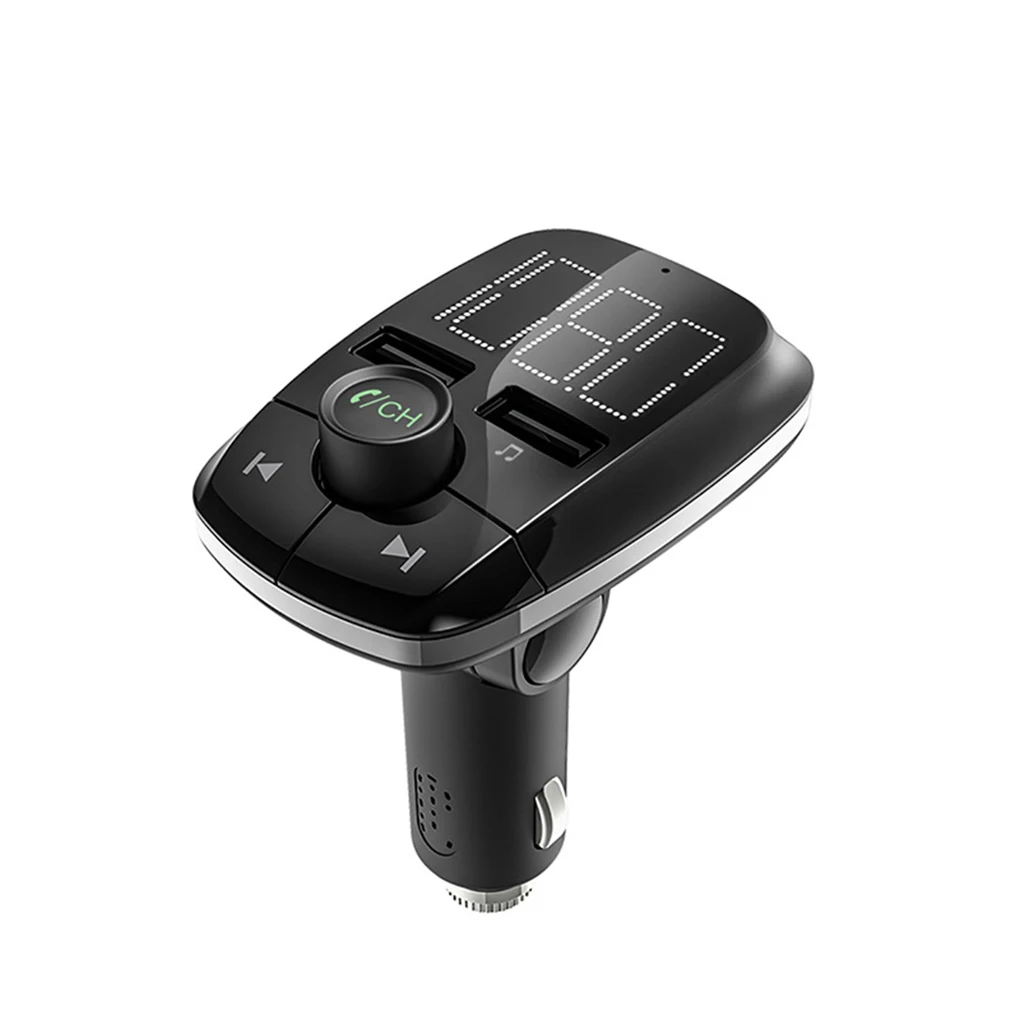 Большой экран T50 Автомобильный Bluetooth MP3-плеер Hands-free вызов Определение напряжения fm-передатчик 2.4A автомобильное зарядное устройство