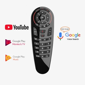 

2.4G Wireless Fly Air Mouse Keyboard 44 IR Learning Voice for Android Smart TV Box PK MX3 G30 Remote control