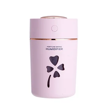 

280ML Ultrasonic Usb Air Humidifier For Car Three In One Four-leaf Clover Office/Desk Mist Maker Mini Usb Room Humidifier