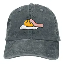 TSDFCGudetama влюбленная Мужская кепка для сна, джинсовая хлопковая Регулируемая Кепка на заказ, Забавный козырек для рыбалки