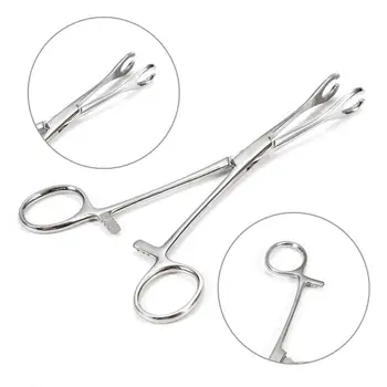 

1Pc Septum Forceps Nose Lip Ear Navel Tongue Clamp Pliers Tool Body Piercing Supply Tool Belly Body Plier Clamp