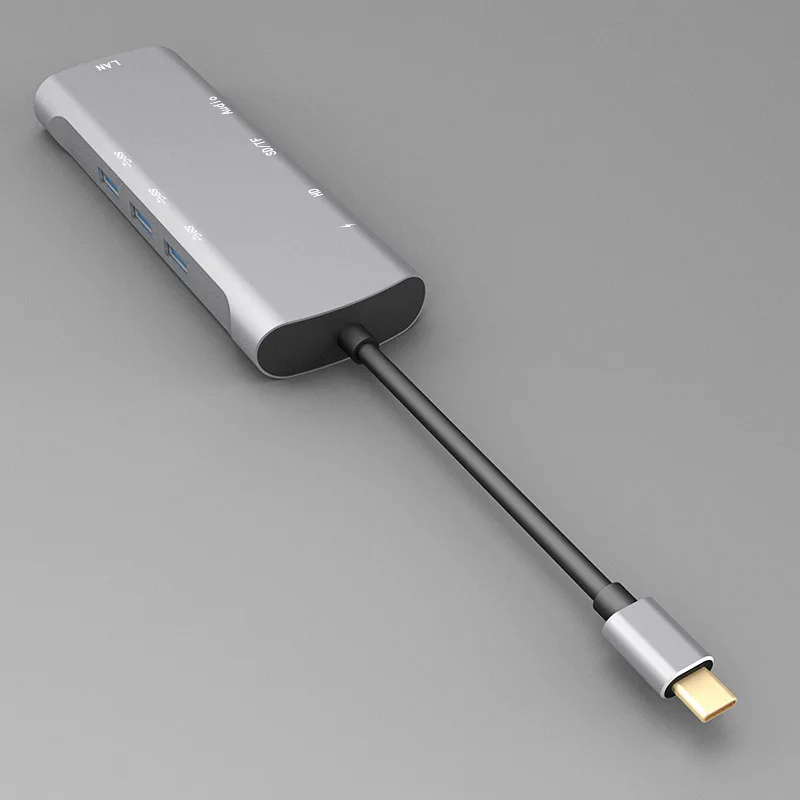 Тип-c гигабитный порт/HDMI Nine-In-One концентратор Расширение док-станции